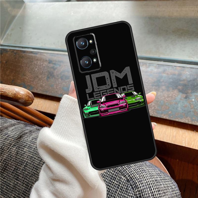 Япония JDM Чехол для автомобиля Для Realme 12 Pro Plus 11 13 14 C63 C61 C55 C51 C53 C25 C65 C67 C71 C75 GT6 GT7 15 Pro