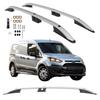 Серебристые рейлинги на крышу Ford Transit Connect Год выпуска с 2014 по 2022 L2 Длинный