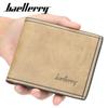 Baellerry Мужской модный двойной держатель для карт Кошелек из искусственной кожи