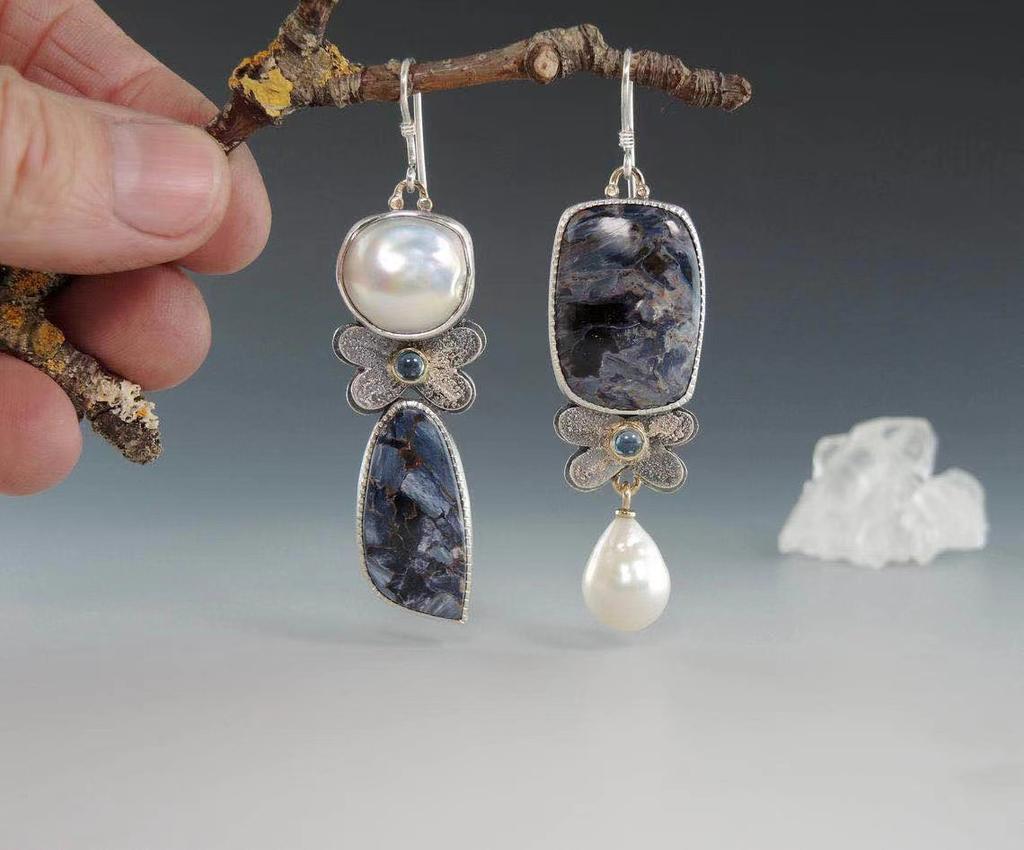 Изысканные модные серьги-капли серебряного цвета с искусственным жемчугом для женщин, блестящие красные, зеленые круглые серьги с искусственным жемчугом