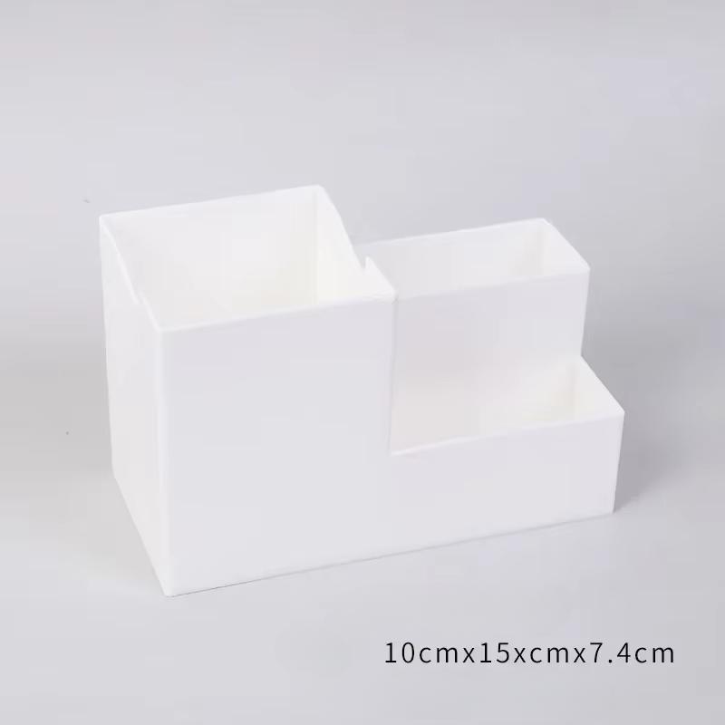 Multi-function Desktop Pen Holder School Supplies Storage Case Colorful Plastic Box Office Desk Accessories Pencil Organizer