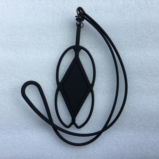 Силиконовый ремешок Высокая эластичность Износостойкий Высокая грузоподъемность Освободите руки Защитный чехол\ Силиконовый шнурок для телефона на шею Аксессуар для телефона