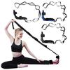 Yoga Stretching Strap with Loop Detachable Foot Adjustable Foot Calf Stretcher Band
