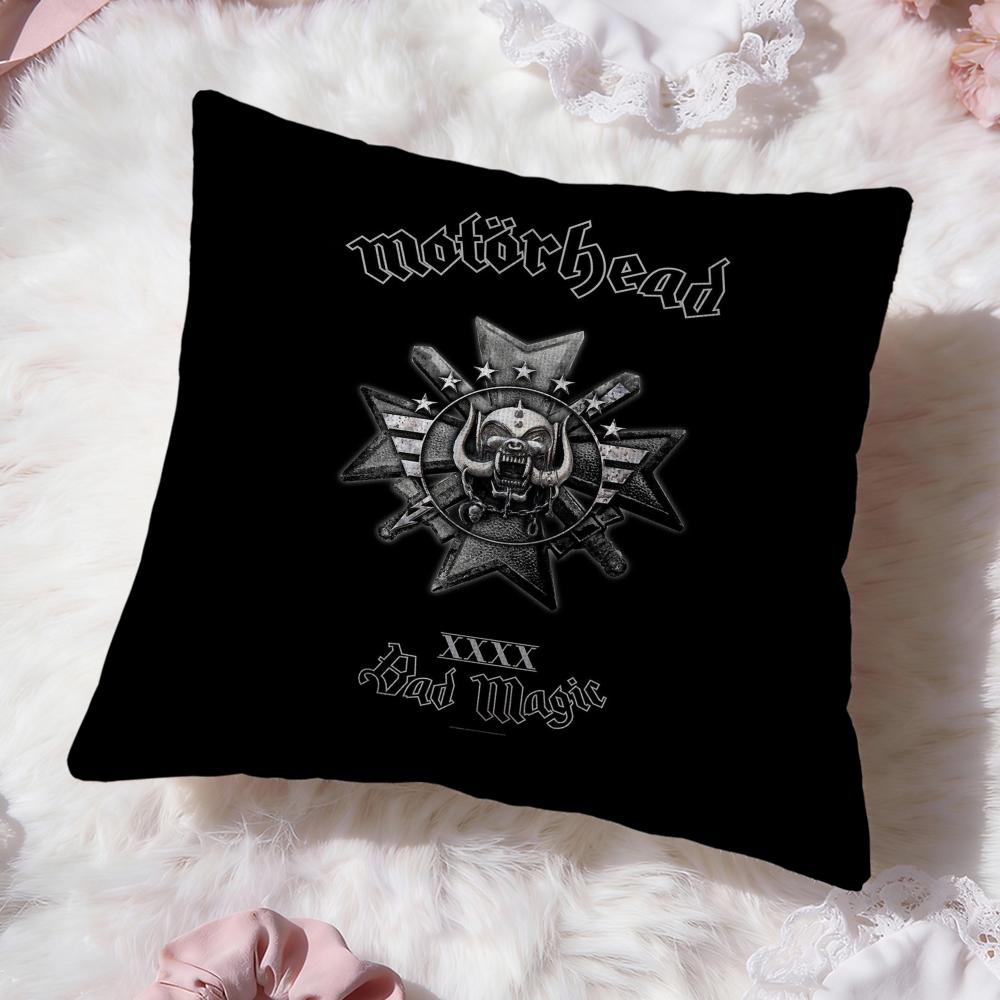 Чехол для подушки Rock Band Motorhead Премиум-комфорт Двусторонний чехол для подушки - Дизайн "Два в одном" для любой комнаты и салона автомобиля