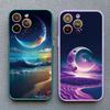 Чехол для телефона 'Звездная ночь' Арт Эстетика Пляж Ночной вид Для iPhone 17 16 15 11 Pro Max Plus XS X XR 13 12 Pro Max Mini