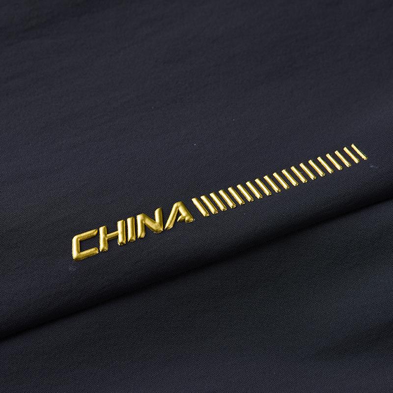 Anta Водонепроницаемая модная повседневная ветровка с капюшоном в стиле национального флага, мужская верхняя одежда 452520106-2