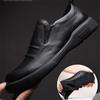 Leather Shoes Men 'S Autumn Business Shoes Lace Up Soft Sole Male Casual Shoes Black Loafers Non -Slip Sneakers Man Dress Shoes