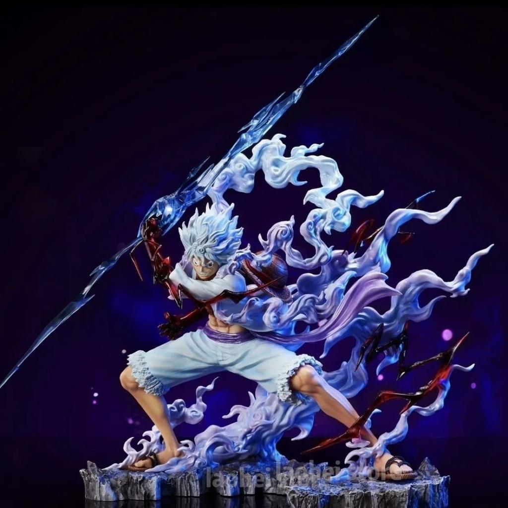 25 см One Piece Райден Пятая Передача Ника Молния Луффи Фигурка Модель Статуэтка Кукла Коллекция Игрушек Декорация Модель Игрушка Подарок