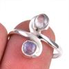 Natural Rainbow Moonstone Gemstone Handmade 925 Solid Silver Gift Ring S.8 T0n17