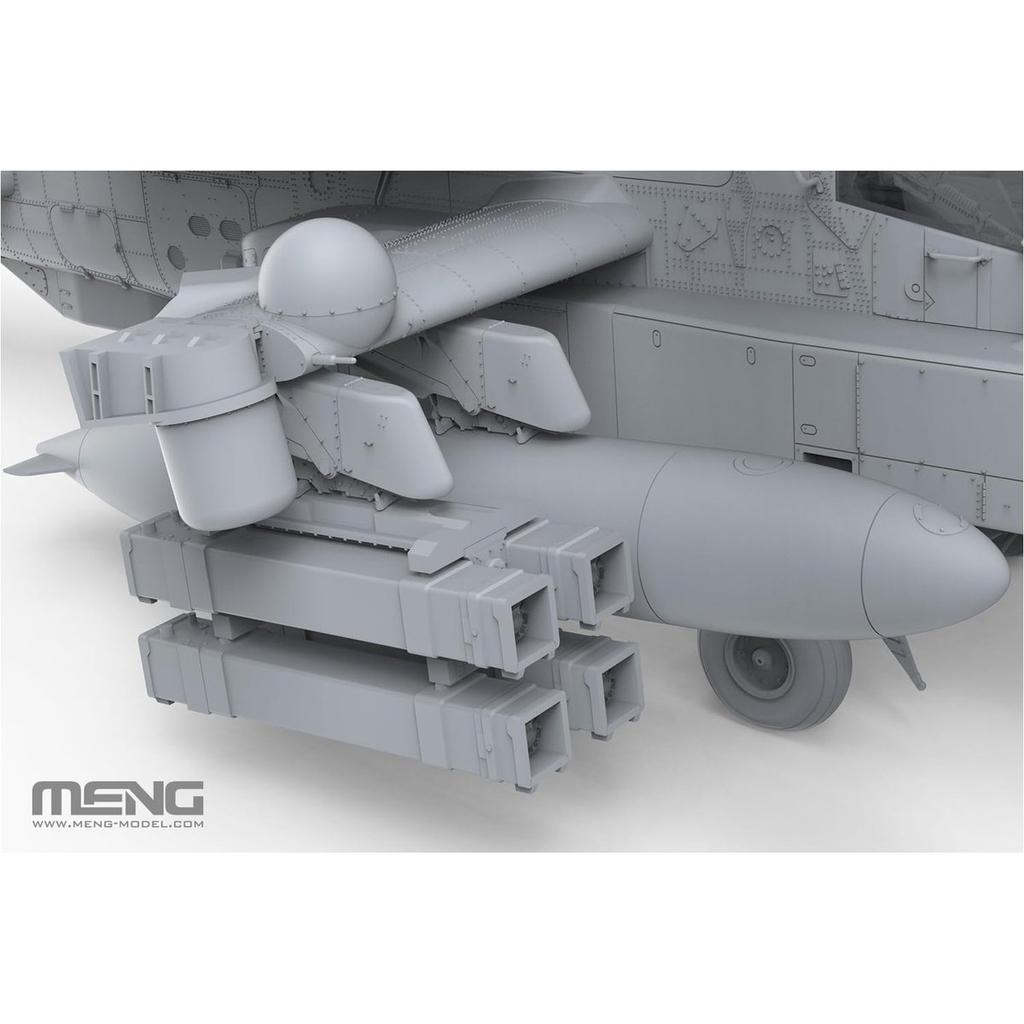 MENG Model GSI Creos 1/35 Израильский ударный вертолет AH-64D Saraph с 2 фигурками из смолы Масштабная пластиковая модель MQS-005S