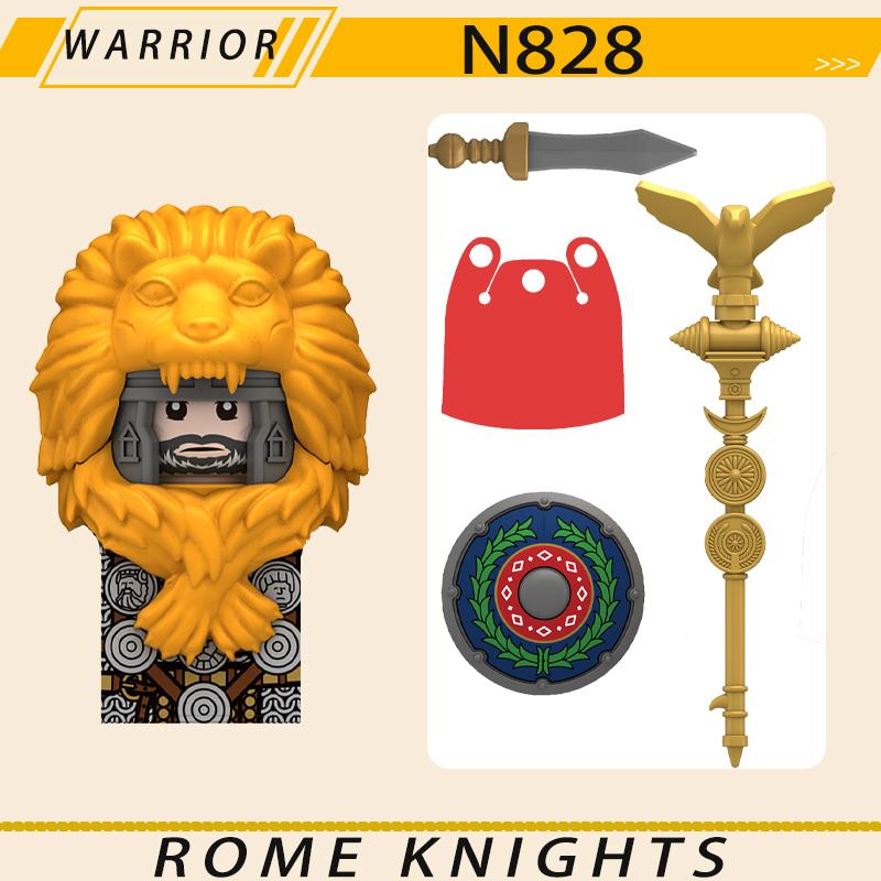 MOC Средневековый Военный Рим Рыцари Серия Строительные Блоки Замок Солдаты Фигурки Аксессуары Щит Кирпичики Рождественские Игрушки Подарки