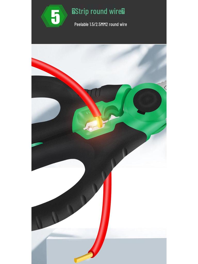 Многофункциональные электрикские ножницы из нержавеющей стали - Инструмент для резки проволоки, воздуховодов, кабелей и обжима