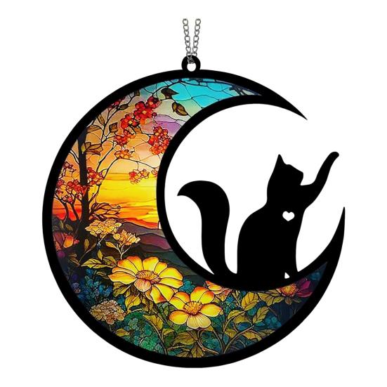 Pet Memorial Sun Catcher Dog Cat Suncatcher Pet Memorial Keepsake Stained Glass