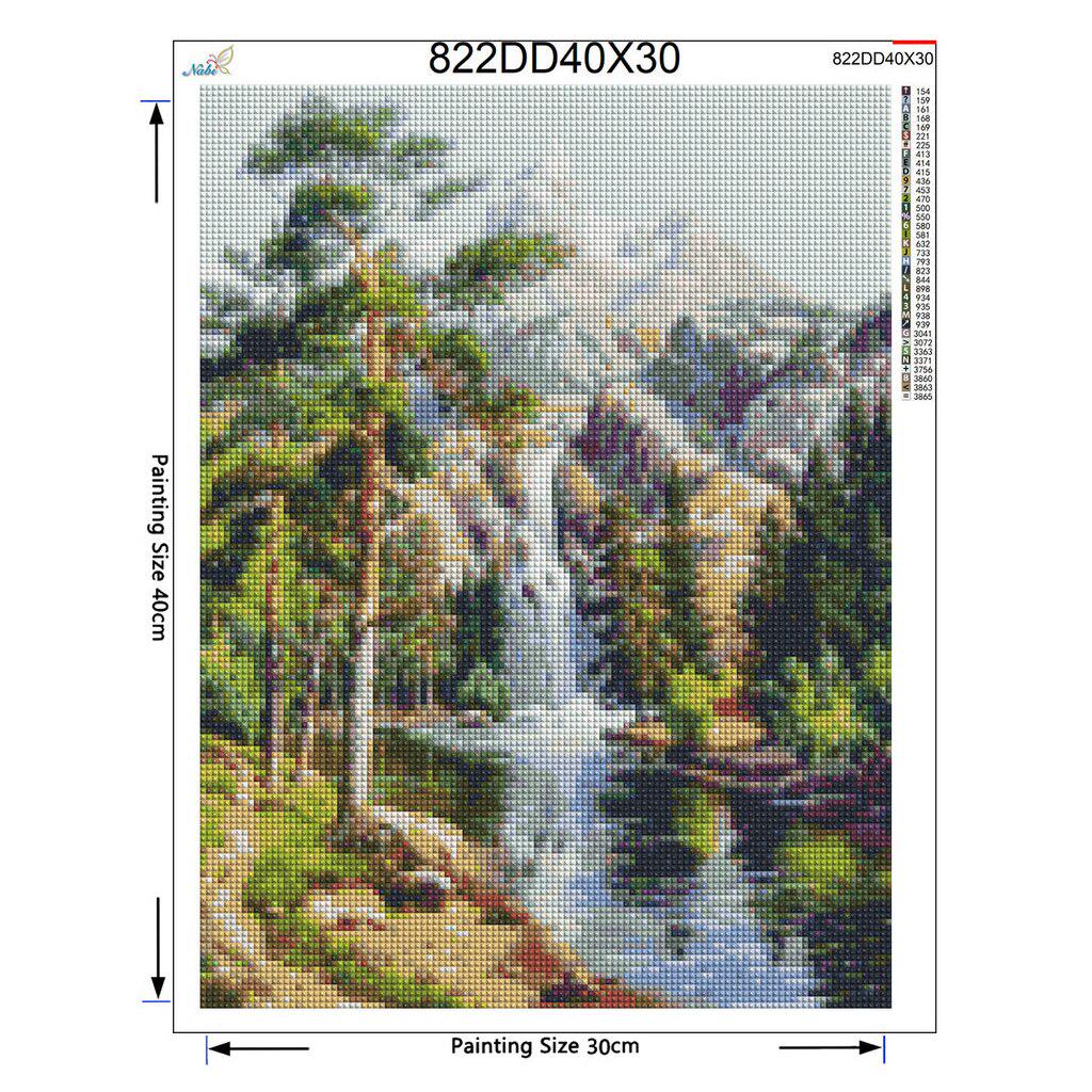 5D DIY Diamond Painting Landscape Crystal Diamond Painting Cross Stitch  Forest Needlework Home