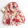New Elegant and Stylish Printed Scarf  Faux Cashmere Scarf  Women's Floral Shawl  Fashionable Commuting Warm Scarf