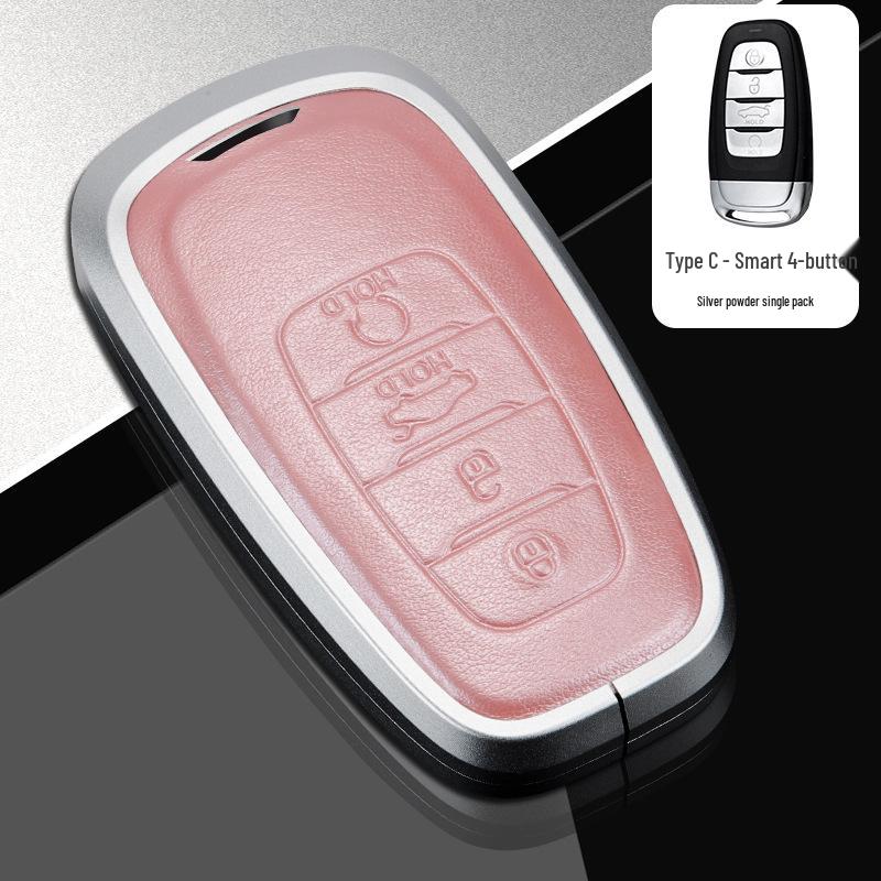 Key Case for Hongqi Models: H5, HS5, EQM5, H7, HS7, H9, H6, HS3 - 2023/24 Premium Car Bag Buckle Shell.