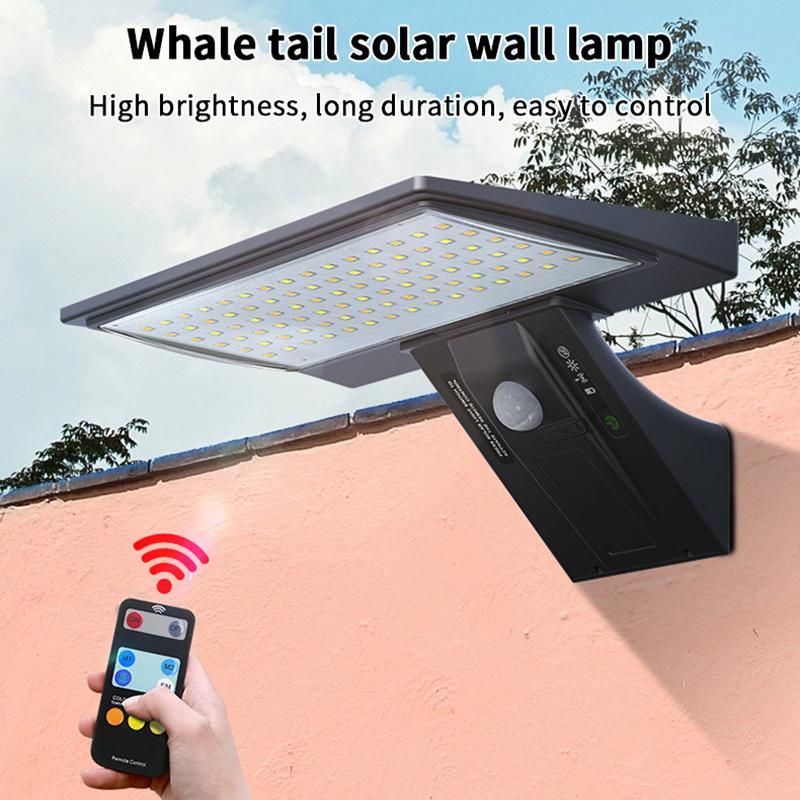 Солнечный настенный светильник | Наружный водонепроницаемый светильник с датчиком движения для сада, дорожки, подсветки номера дома