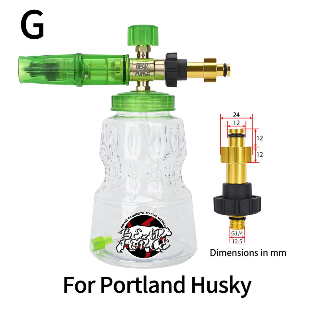 Pressure Washer Aluminum Foam Lance Foam Nozzle Car Wash Foam Maker for Karcher Elitech Bort AR Bosch Michelin Pressure Washer