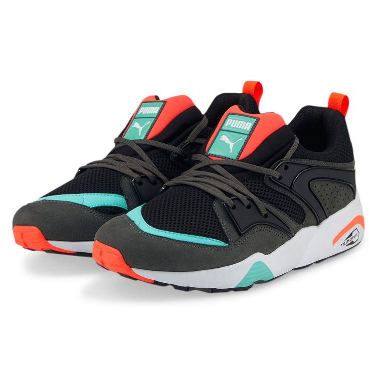 Puma Blaze of Glory Reverse Classics - Кроссовки Унисекс Черные Стально-Серый Огненно-Коралловый 383532-01