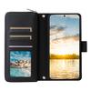R20 For Samsung Galaxy S23 FE Case Leather Zipper Phone Cover with 9 Card Slots