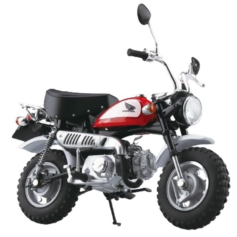 Аошима Бунка Кёзай (АОСИМА) Skynet 1/12 Масштаб Полный Мотоцикл Honda Monkey Боевой Красный