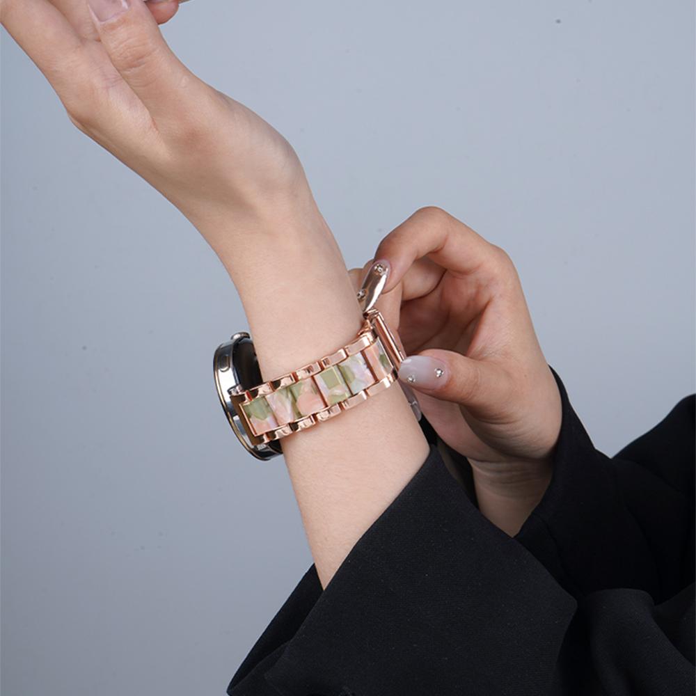 Ремешок для часов из металла и смолы 18 мм 20 мм 22 мм универсальный сменный ремешок для часов браслет для наручных часов для женщин и мужчин для Huawei GT5 Pro для Samsung Galaxy Watch