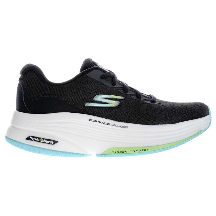 Skechers Go Walk Distance Walker ПУ Сетка Удобные Универсальные Амортизирующие Прочные Дышащие Низкие Повседневная Обувь Женская кроссовка Черный 125129-BKLB