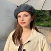 Yousheng Women Beret Vintage Solid Color Painter Hat Wool Blend French Style Artist Cap Lightweight Headwear for Party Outdoor