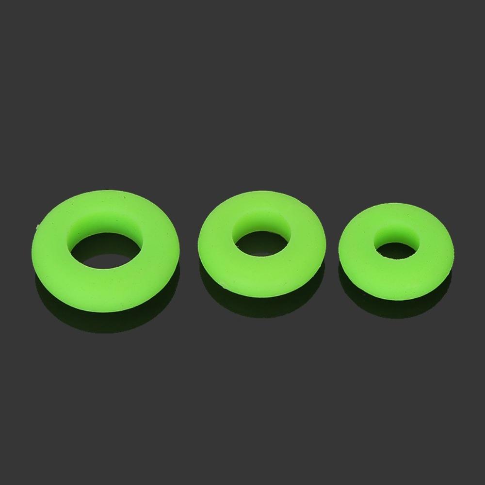100pcs 2.5cm Waterproof Elastic Rod Stop Ring 3.0cm Rod Clip O-Shape Rubber Stopper  Fishing Tools