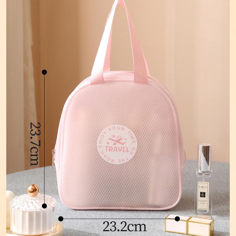 Waterproof Cosmetic Bag Travel Portable Storage Bag Wet and Dry Wash Bag Frosted Model Cosmetic Bag Storage Bag