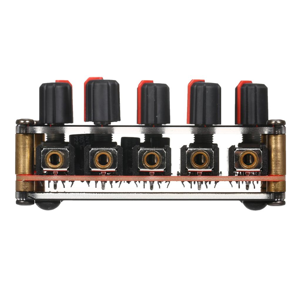 4-канальный линейный стереомикшер, аудиомикшер, пассивный микшерный модуль 4-в-1, мини-стерео, 4-полосный аудиосигнал