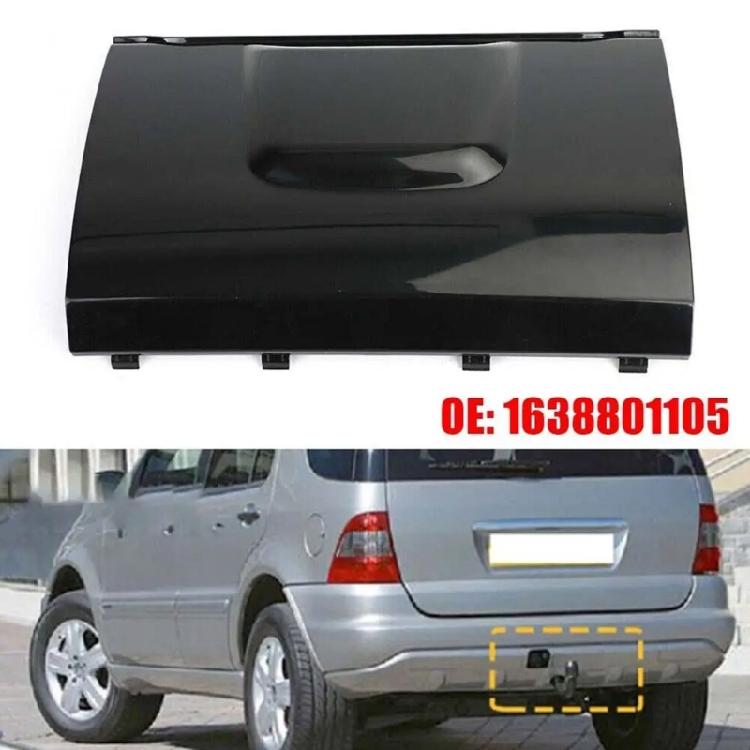 Защитная крышка буксировочного крюка Задние колпачки фаркопа Крышка Подходит для W163 ML320 ML350 ML500 ML55AMG 1638801105 A1638801105