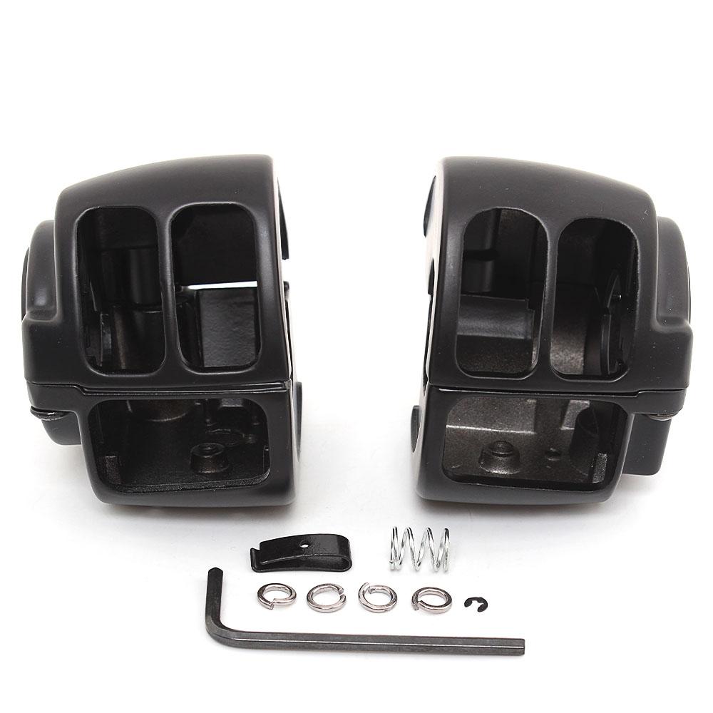 Motorcycle Accessories Handlebar Control Switch Housing Cover Switch Button Caps For Harley Sportster Dyna Softail Truning V Rod