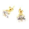 Les Trésors De Lily [L3944] - Gold Plated Earrings 'Essentiel' White Gold - 8 Mm