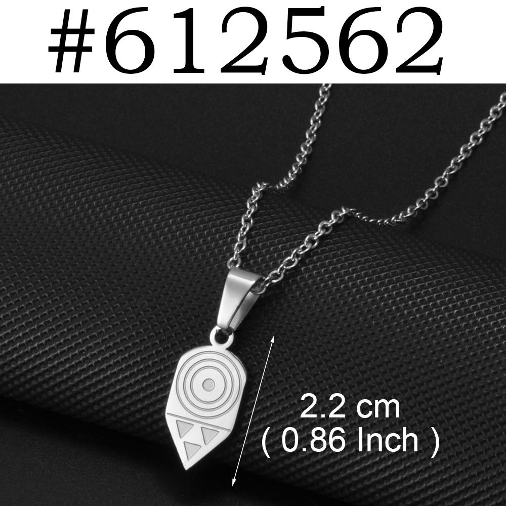 Pintadera Canaria Spain Traditional Ethnic Symbols Pendant Necklaces For Woman Jewelry #612062