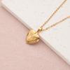 Stainless Steel Silver & Gold Women's Heart Photo Frame Locket Necklace