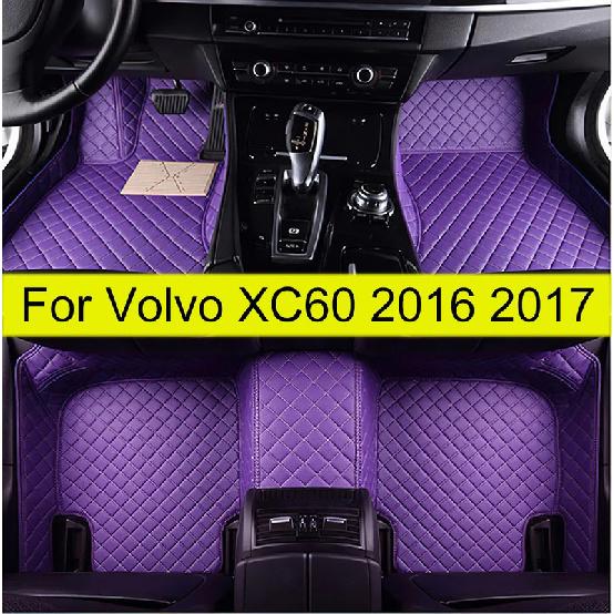 Автомобильные коврики для Volvo XC60 2016 2017 Автомобильные коврики для ног Покрытие ковриком салона Аксессуары для интерьера