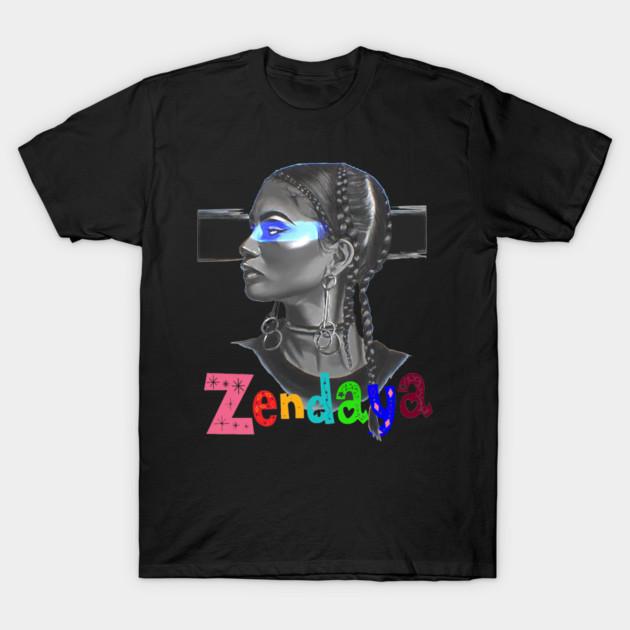 Zendaya graphic New Unisexs TShirt Unisex ONeck pure Cotton Short Sleeve Top Yk Popular Fashion Vintage Tee High Quality Gifts