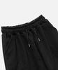VASTIC Wide Sweat Cargo Half Pants_Black
