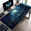 Защитный коврик для стола, коврик для мыши, игровая тканевая поверхность, нескользящая резиновая основа, для ПК, ноутбука, клавиатуры, офисный аксессуар