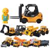 Pull Back Alloy Engineering Car Toy Baby Boy Forklift Excavator Mixer Truck Crane Forklift 2-3-6 Years Old
