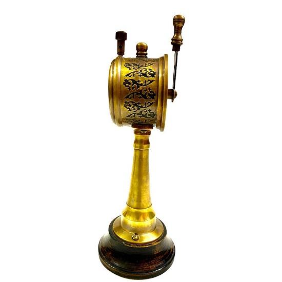 Морской ручной латунный телеграф для морского корабля Звуковой телеграф с часами для дома, офисного декора