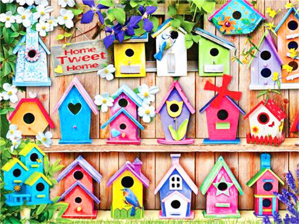 Набор для алмазной живописи Home Sweet Home 5d Diy Вышивка Мозаика Текст Пейзаж Настенный декор Кристалл Картина