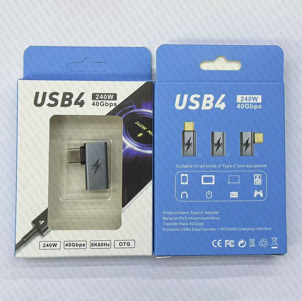 USB4.0 40Gbps Type C to C Cable USB4.0 240W Blazing-Fast Charging Cable 8K60Hz for PS5 Nintendo Switch Galaxy S22 MacBook Pro