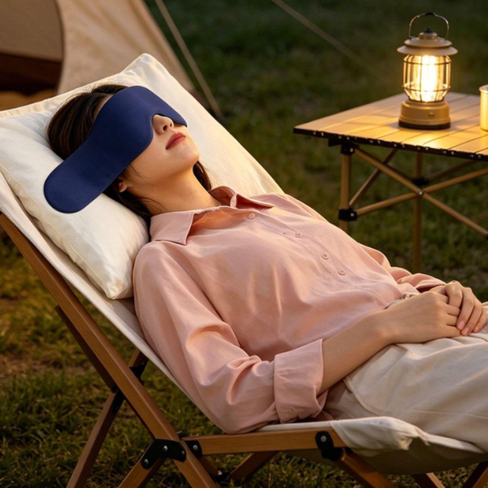 Soft Smooth Fabric Gravity Sleep Eye Mask Balanced Gentle Weight Gravity Eyepatch Reading Relief