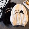 Plush Spider Sweater Men Loose Pullovers Women Y2k Personality Streetwear Knitwear  Streetwear