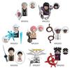 MOC Аниме Экшн-фигурки Оружие Строительные блоки Кирпичики Включая Подставку DIY Игрушки для ДЕТЕЙ подарок