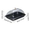 Cake Stand Cover, Easy To Clean Dessert Lid Multifunctional Transparent for Outdoor Indoor Use Home Cake Kitchen Restaurant