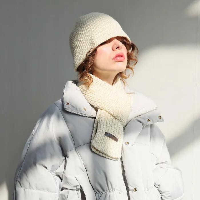[handmade] momo knit muffler