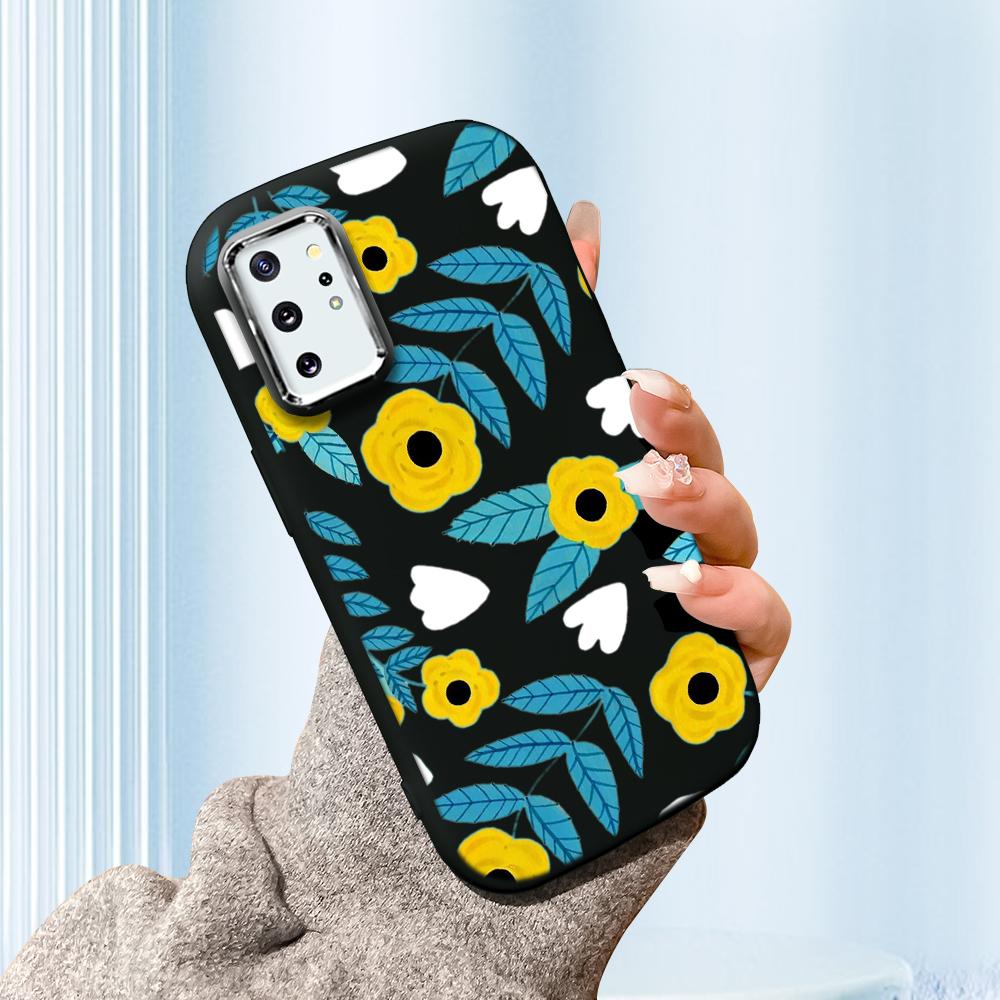 Solid Color Silver Edge Lens Fatty Casing Soft TPU Liquid Silicone Cover Shockproof Phone Case for Xiaomi Redmi Samsung